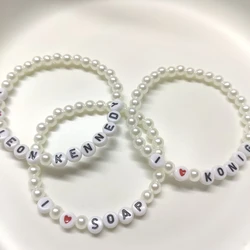 I Love Leon S Kennedy Customized Bracelet I Love Konig Soap Handmade Charm Bracelets Bangle Game Lover Collect Fans Gifts