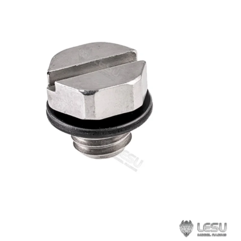 3Pcs LESU Spare Metal Oil Nozzle Plug for Toys 1/14 RC Hydraulic Excavator Loader Dumper Tipper Truck Model Car DIY Upgrade Part