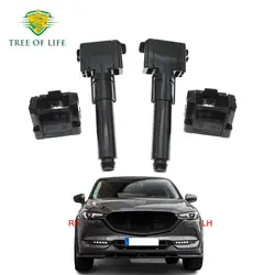 For Mazda CX-5 KF 2017 2018 Front Headlight Washer Pump Headlamp Nozzle Spray Cleaning Actuator KB8M5182X KB8M5182Y