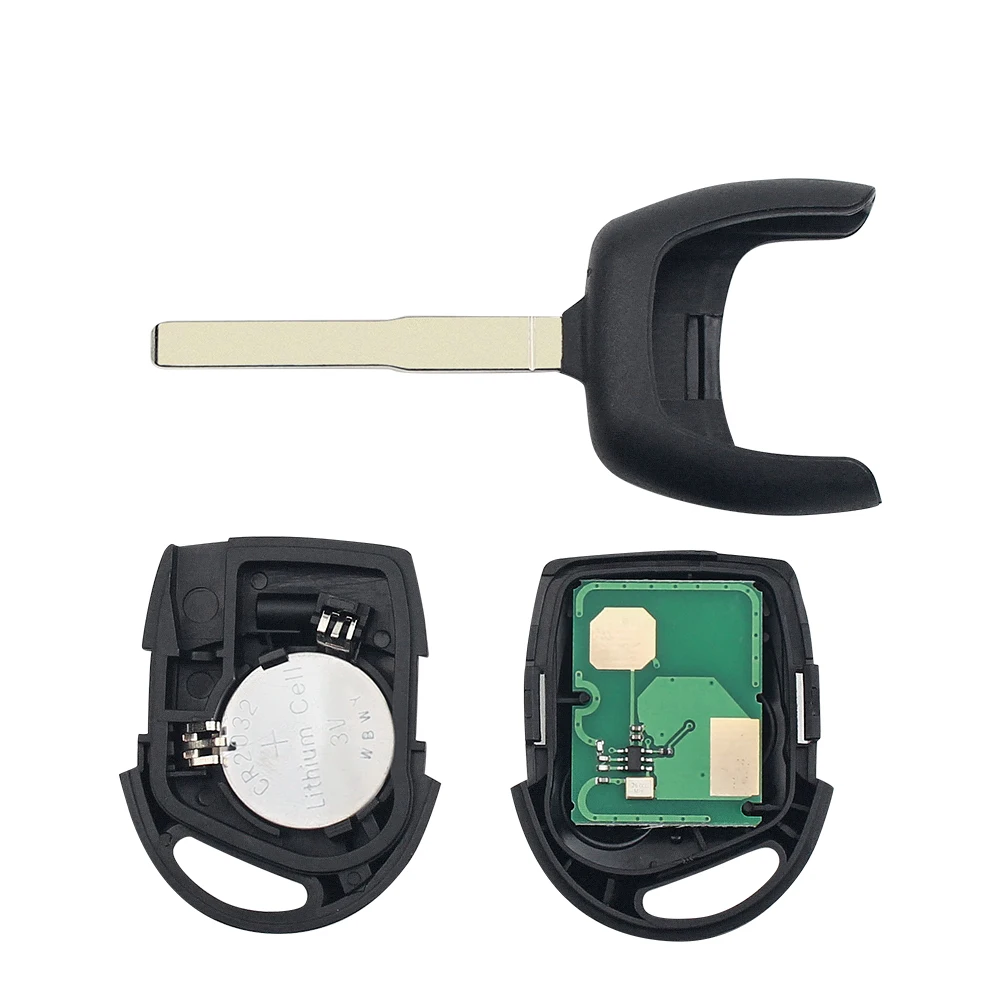 KEYYOU Remote Car Key For Ford Focus Fusion Mondeo Fiesta Galaxy 4D60/4D63 Chip With FO21 Blade 3 Button 433Mhz