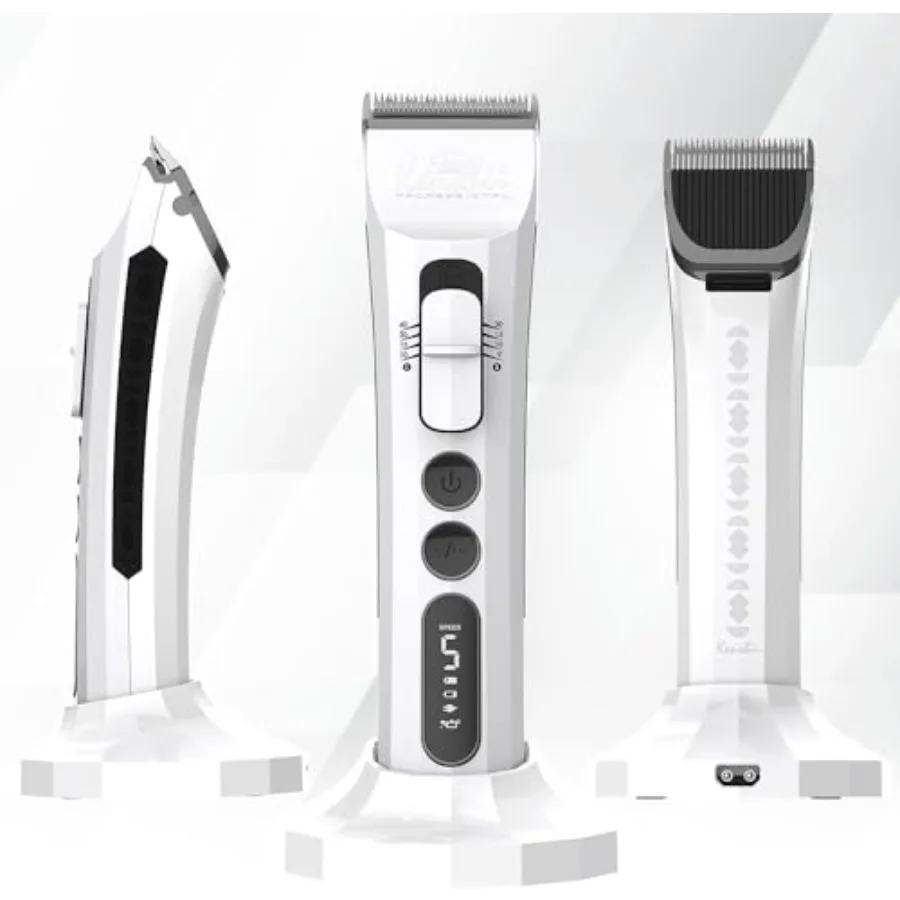 

Flash Dog Clippers for Grooming 4-in-1 Digital Cordl Cat and Dog Grooming Clipper for Pet Care, Precision Pet Grooming Trim, Sh