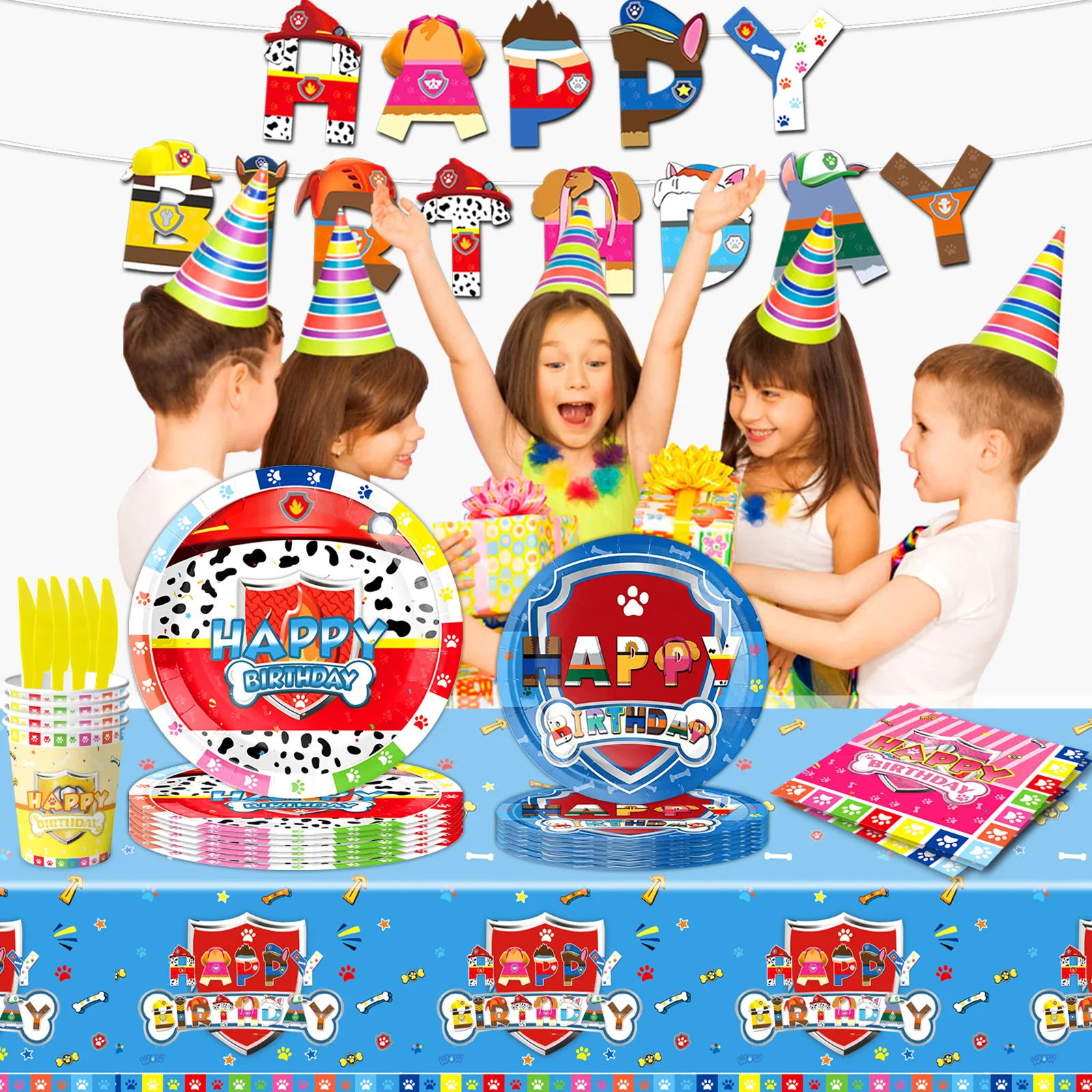 New Paw Patrol Tablecloth Birthday Table Decoration For Kids Birthday Party  Decorations Baby Shower Supplies Boys Gift Toys