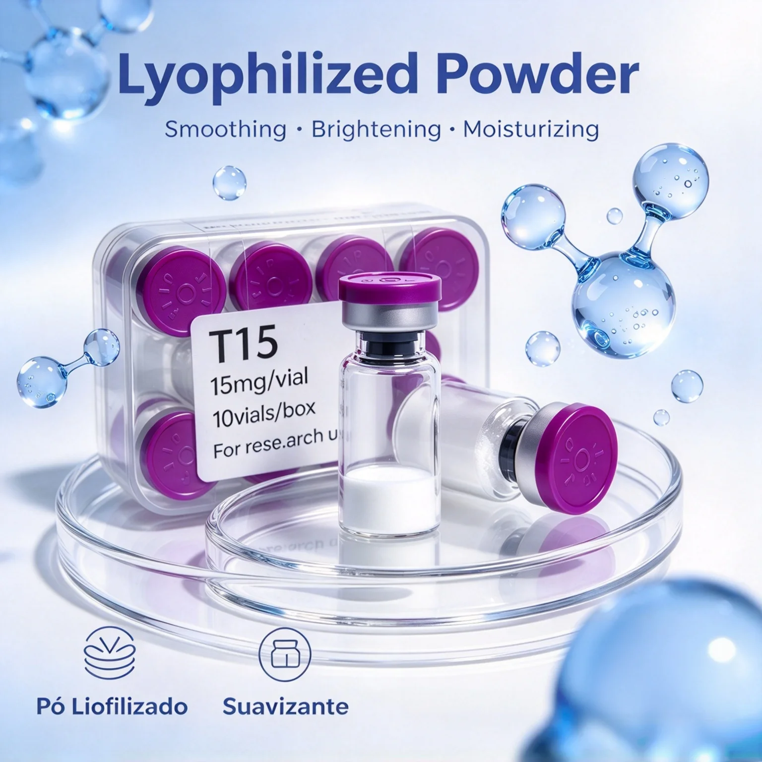 High-Quality  Freeze-Dried Powder, Repairs Skin Damage (Random Cap Colors, Production Date Subject to Actual Goods)