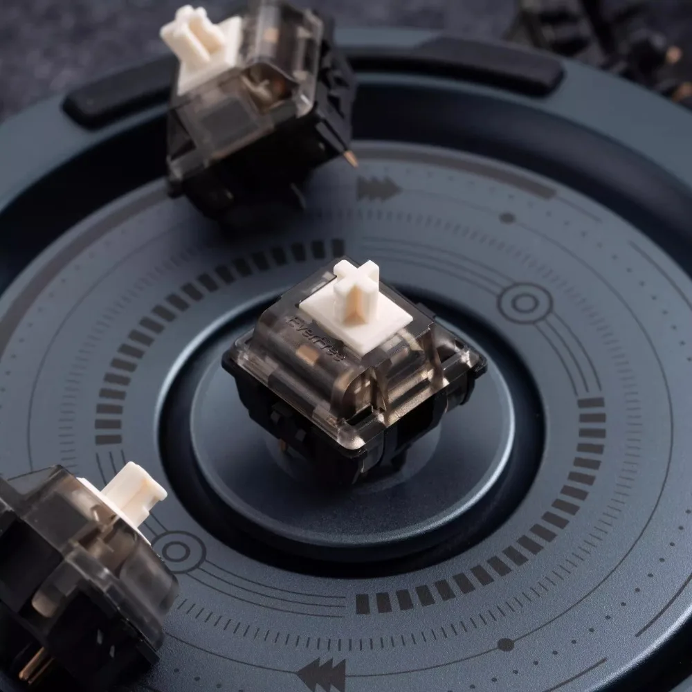 Gateron-ダークワンリニアスイッチ,潤滑,トリガーストローク2mm,18mm,ダブルスプリング,5ピン,メカニカルキーボード用カスタムシャフト,40g