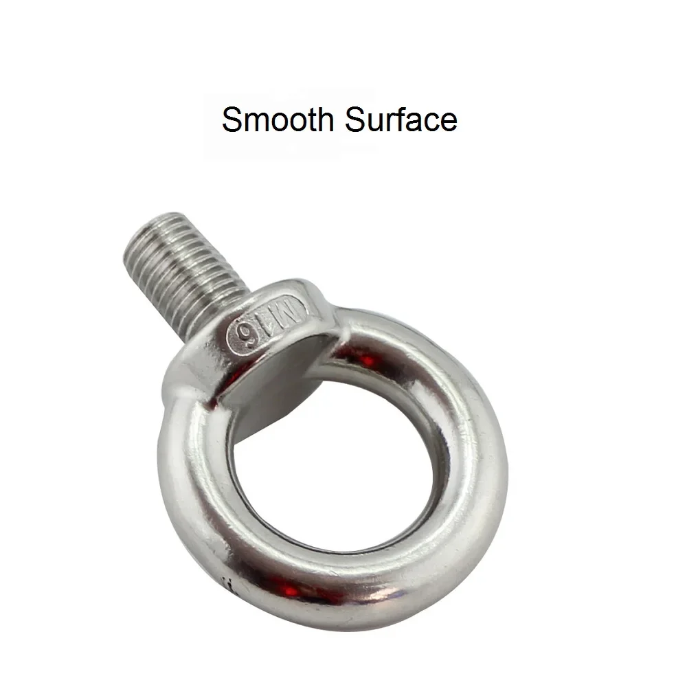 5 Pieces Stainless Steel 304 JIS1168 Lifting Eye Bolt Heavy Marine Stainless Steel Lifting Eye Bolts Screw Eyebolt