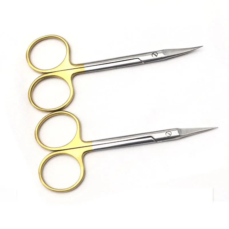 Médico Cirúrgico Eye Scissors, Tesoura De Beleza, Cortar Tesoura De Tecido, Comum, Barato