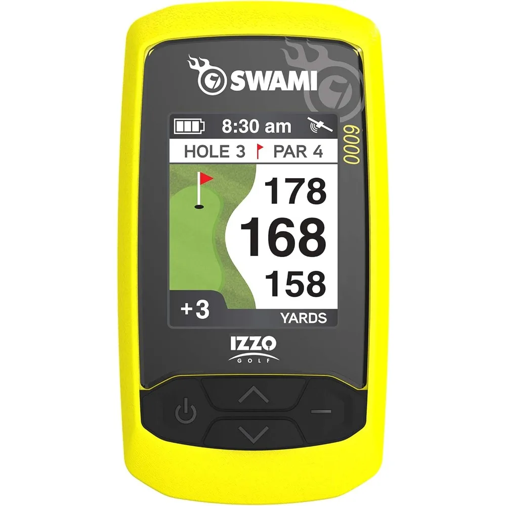 Swami 6000 Handheld Golf GPS Water-Resistant Color Display With 38,000 Course Maps & Scorekeeper