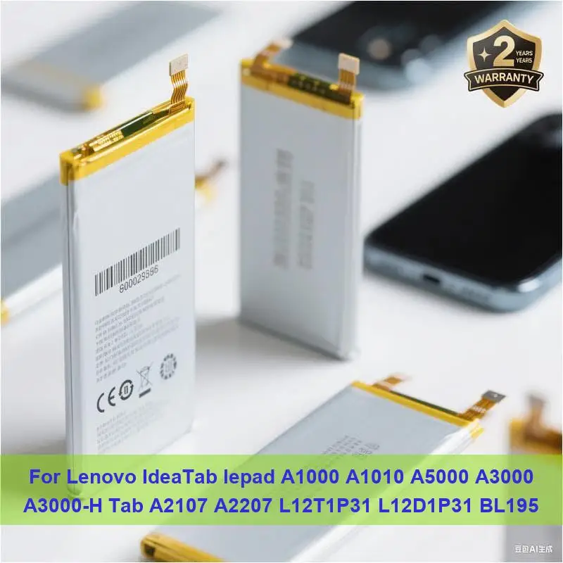 

Аккумулятор для Lenovo IdeaTab lepad A1000 A1010 A5000 A3000 A3000-H Tab A2107 A2207 L12T1P31 L12D1P31 BL195