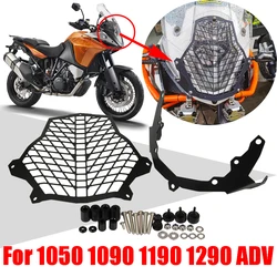 For KTM 1050 1090 1190 Adventure R L ADV 1290 Superadventure Accessories Headlight Protective Cover Guard Grill Grille Protector