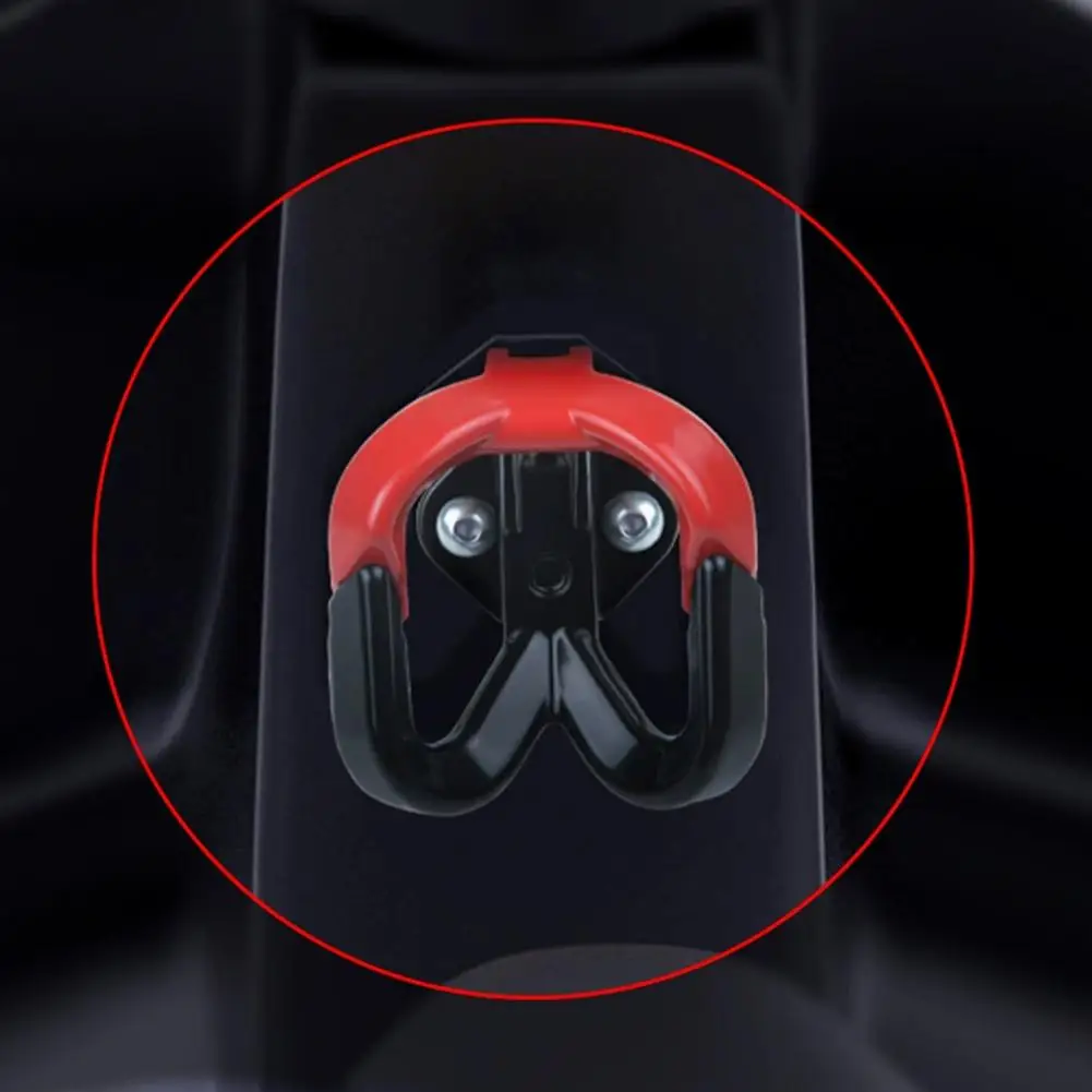 

Motorcycle Helment Hook Holder Hand Bag Double Hook Aluminum Shopping Motorcycle Hangers Bag Accessories Alloy Luggage Y8R4