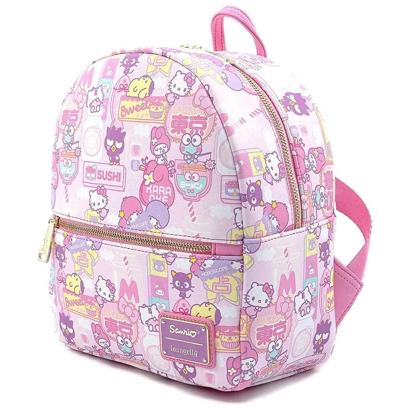 Loungefly Hello Kitty Kawaii Convertible Double Strap Shoulder Bag Handbag Purse