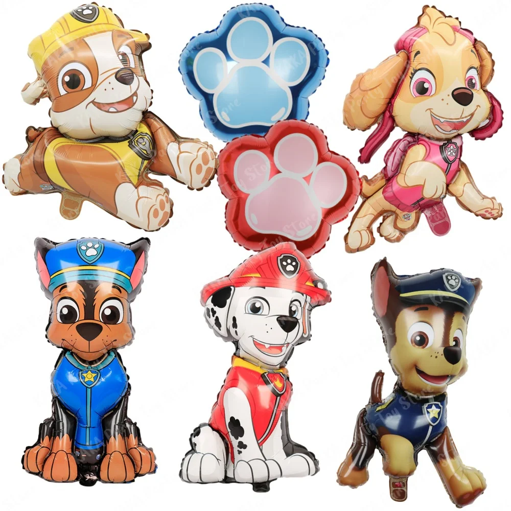 PAW Patrol Birthday Decorations Latex Aluminum Foil Balloons Paper Disposable Tableware Baby Shower Kids Boy Party Supplies Gift