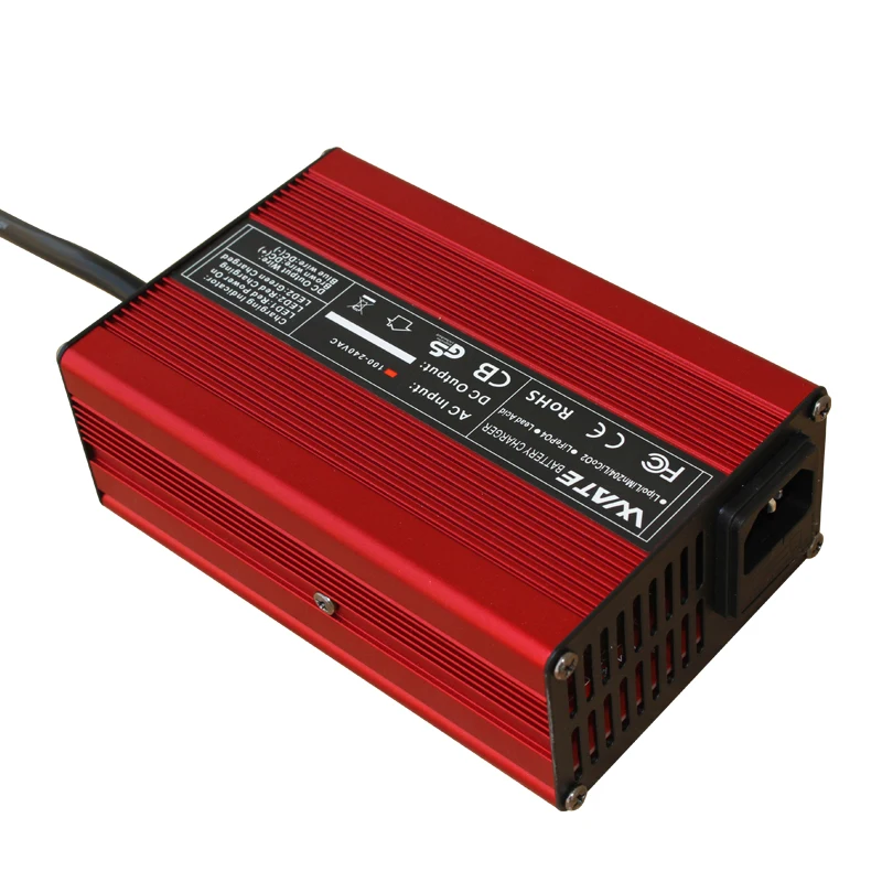 58.8V 5A Charger 14S 52V Li-ion Battery Charger Lipo/LiMn2O4/LiCoO2 Charger Output DC 58.8V With cooling fan