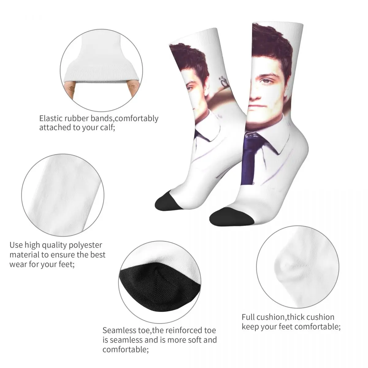 Josh Hutcherson Whistle Meme Socks Accessories For Men Women Socks Super Soft Best Gift Idea