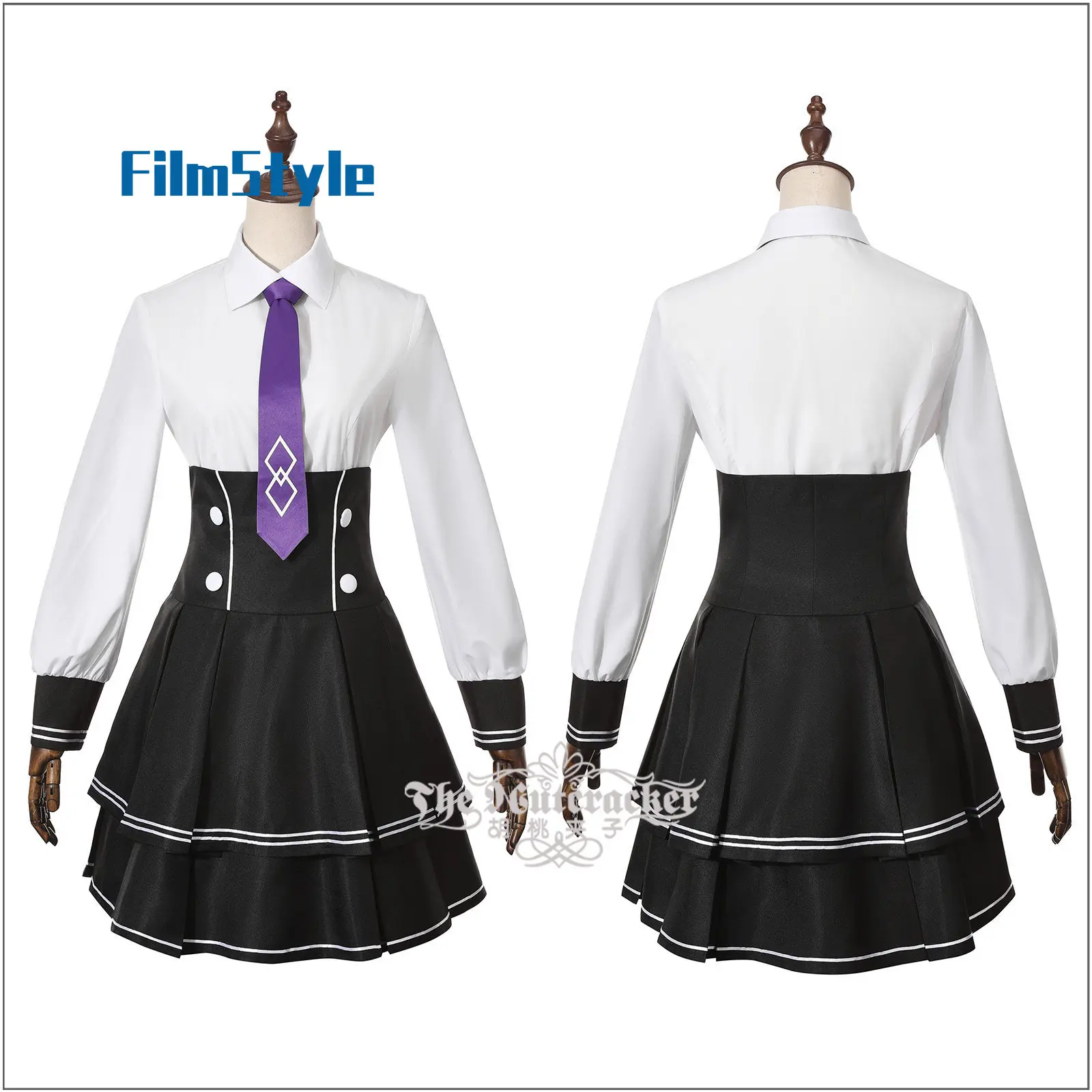 

Game FGO Mash Kyrielight Cosplay Costume Uniform Halloween Carnival Party Christmas Play Role Clothes Clothing