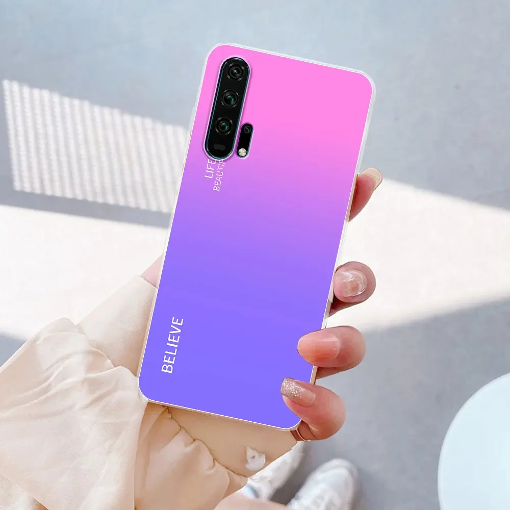 For Honor 20 Pro Case Cover Protect Phone Cases for Honor 20 Lite Clear Soft Silicone Coque For Honor 20 20i Honor20S 20e Funda