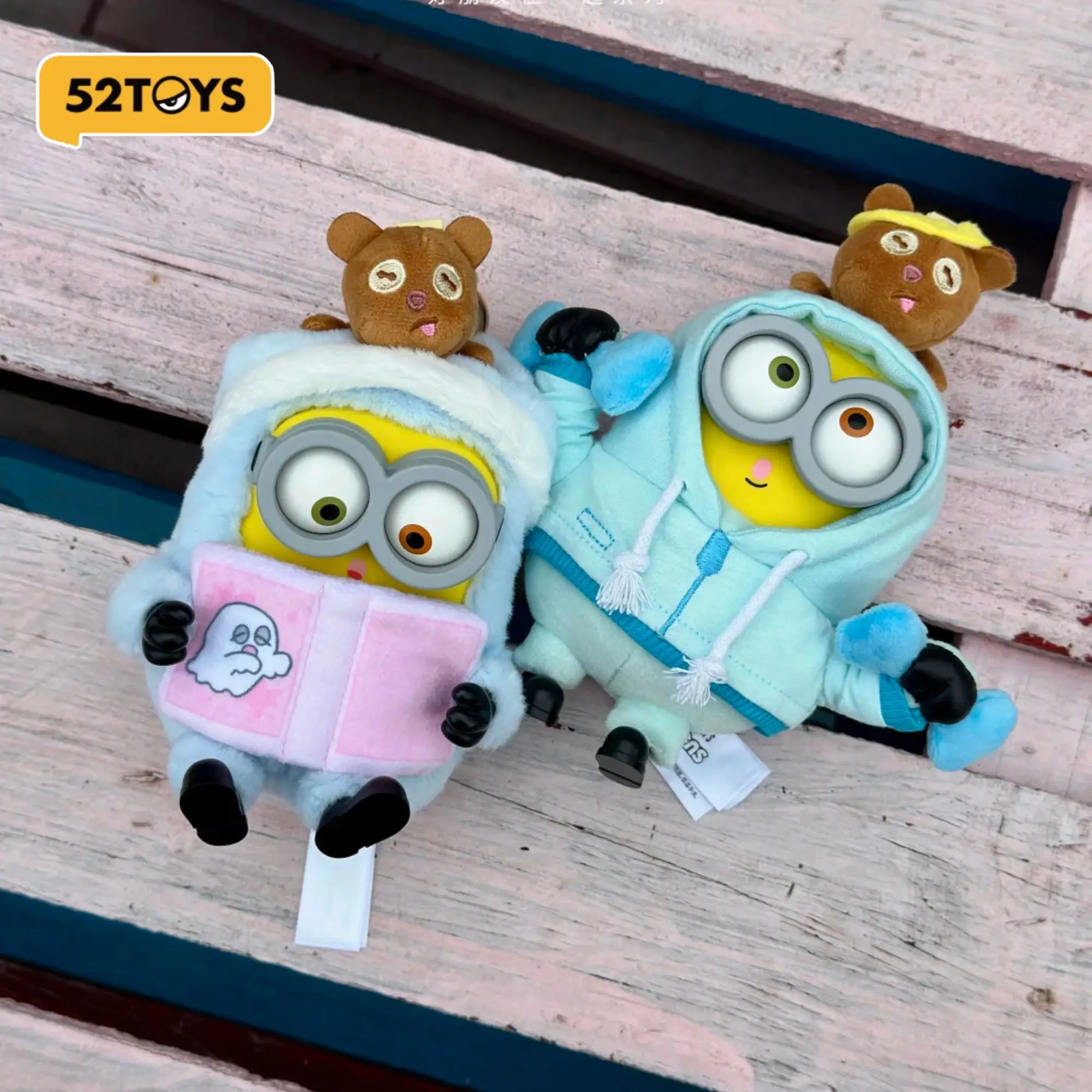 Trendige 52toys Mystery Box Bob & Tim – Best Buddies Forever Serie Vinyl-Plüsch-Schlüsselanhänger Blind Box Geburtstagsgeschenk Spielzeug Erwachsenengeschenk
