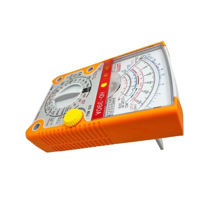 Taiwan full protection pointer multimeter mechanical multimeter HD-390A rugged 100K gear