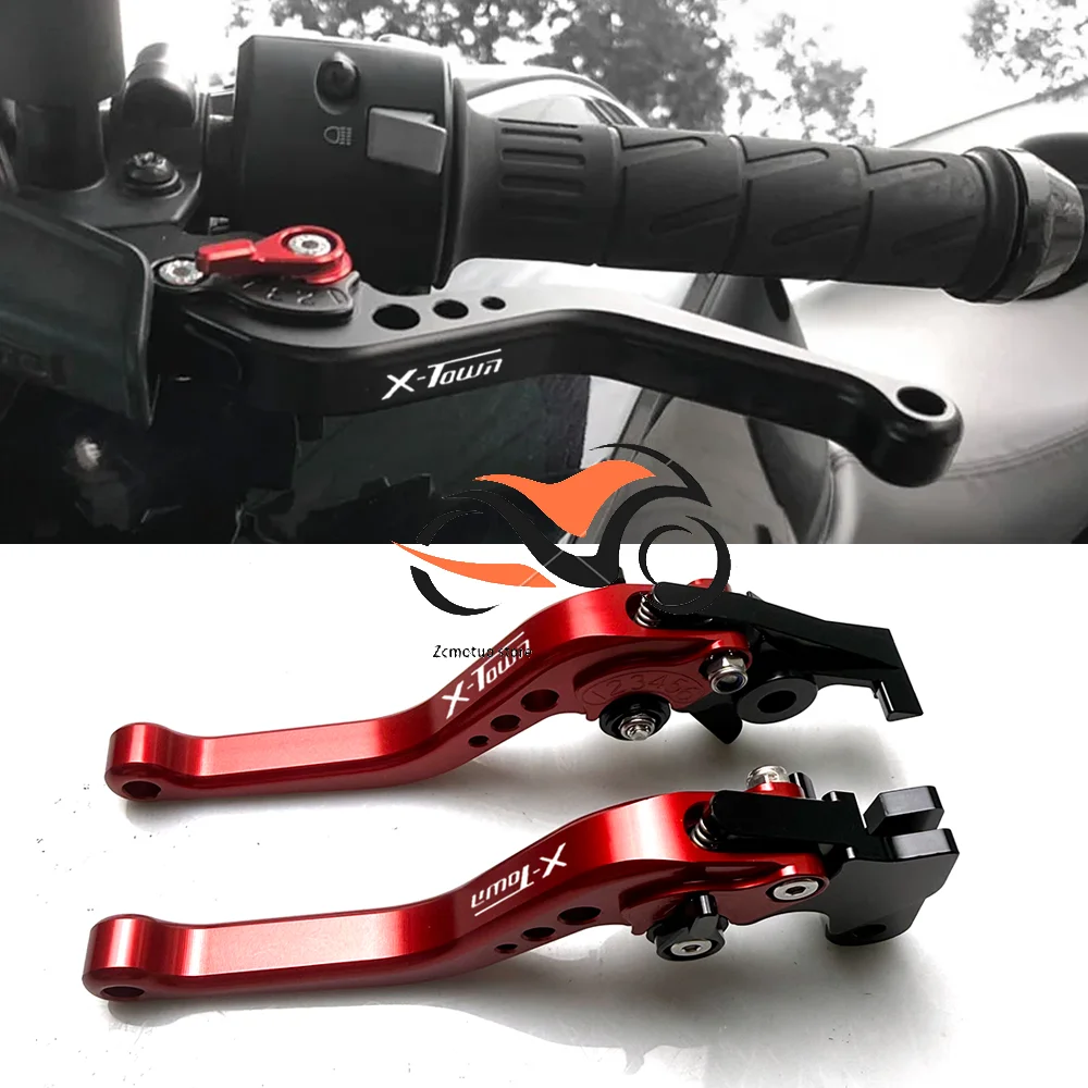 

For KYMCO X-TOWN xtown 125i 300i X TOWN Motorcycle Accessories Clutch Lever Brake Lever Extendable Folding Adjustable Levers