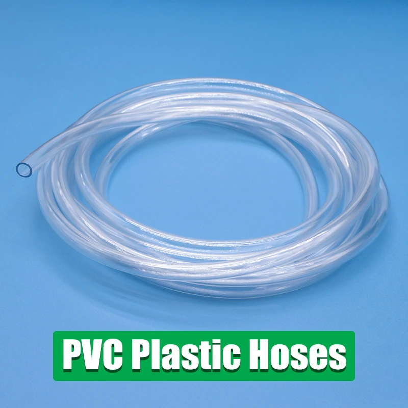 

1/2/5m Transparent PVC Plastic Hoses 2 3 4 5 6 8 10 12 14 16 18 20 25mm Inner Diameter High Quality Water Pump Tube Hose