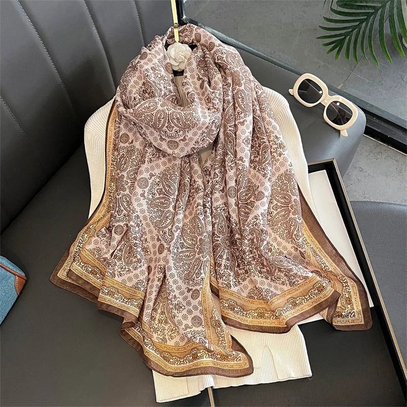 Bufanda de marca de lujo, chal de algodón de amor, Pashmina grande para mujer, Hijab, diadema, bufandas, turbante islámico, Bufanda, Foulard, estolas
