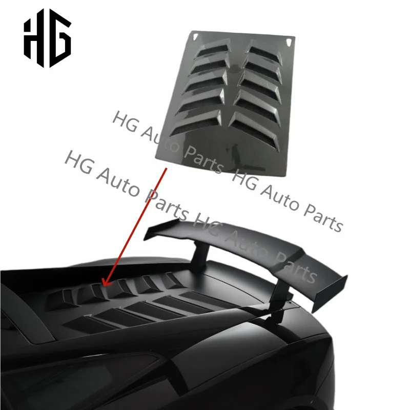 

For Lp550 Upgrade to ST Style Carbon Fiber Rear Hoods For 2008 Lambor Gallardo Lp540 Lp550 Lp560 Trunk Spoiler Engine Hood Cover