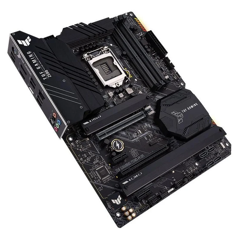 Asus TUF GAMING Z590-PLUS سطح المكتب الأصلي Z590 DDR4 PCI-E4.0 اللوحة الأم LGA 1200 دعم i9 11900K 11th #4