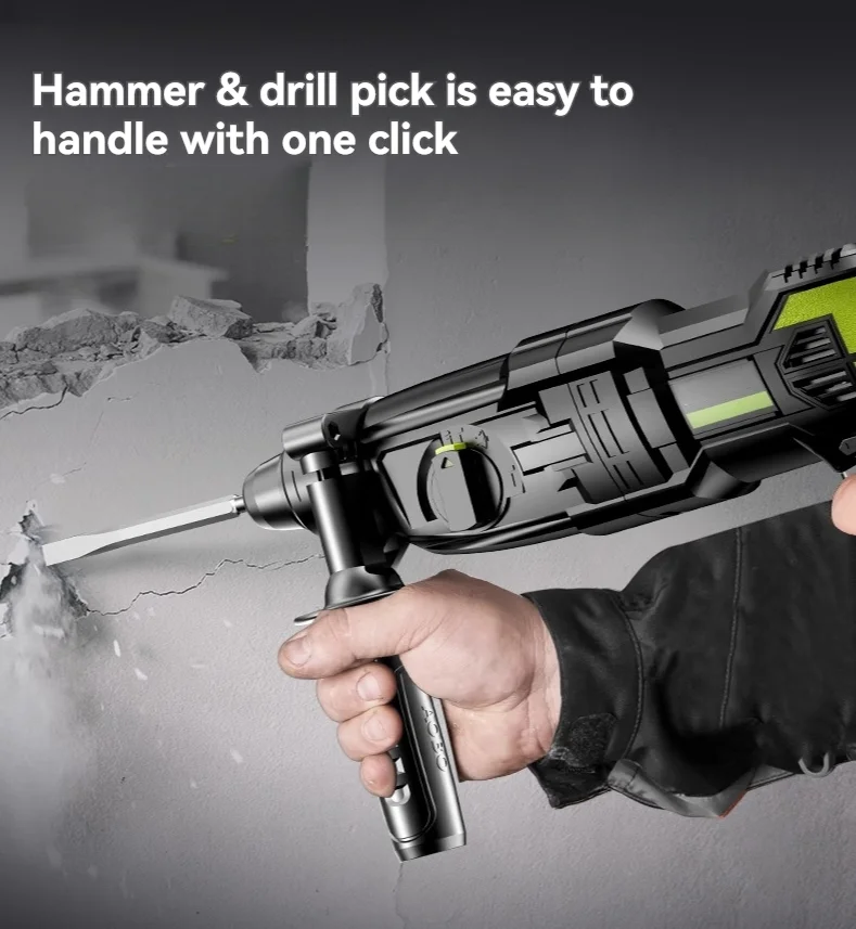 

Light Duty Electric Hammer Small Household High-Power Electric Rotary Hammer Drill Power Tool Drilling Machine