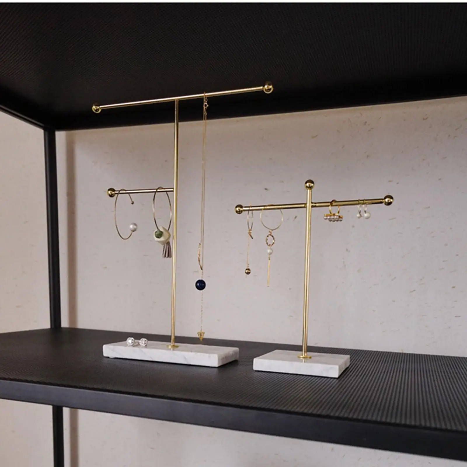 Jewelry Shelf Hangers Gifts Storage for Ear Clips Show Jewelry Shop Display