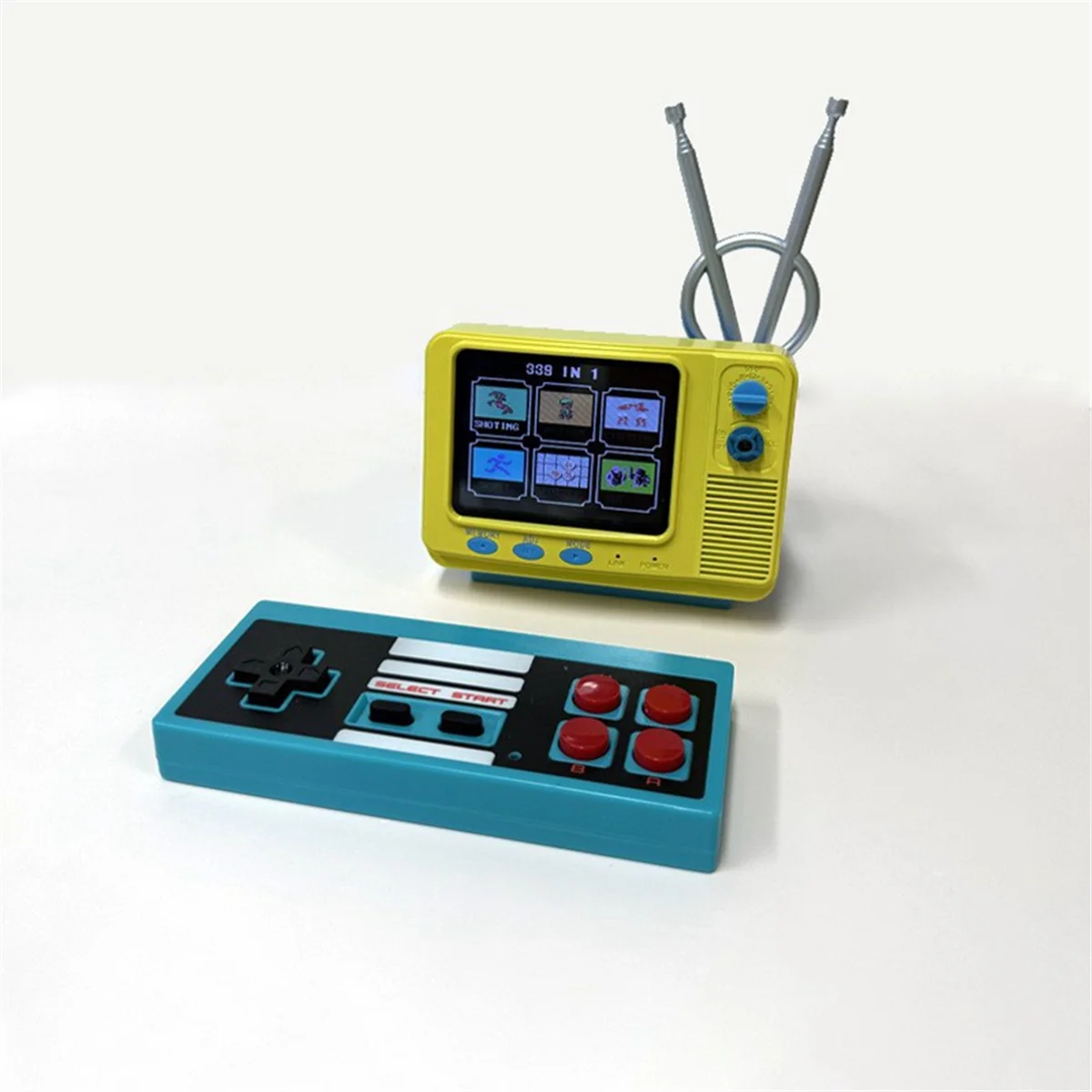 Retro TV Game Console 3.0 Inch Handheld Game Player Built-in 339-In-1 C3 Classic Games Mini Pocket Gamepad for Kids Gift