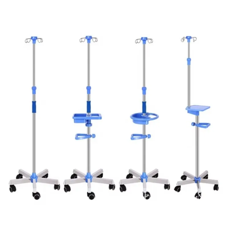 

Подставка для IV-полюса Прочная регулировка высоты Инфузия Удобное использование Нержавеющая сталь ABS
