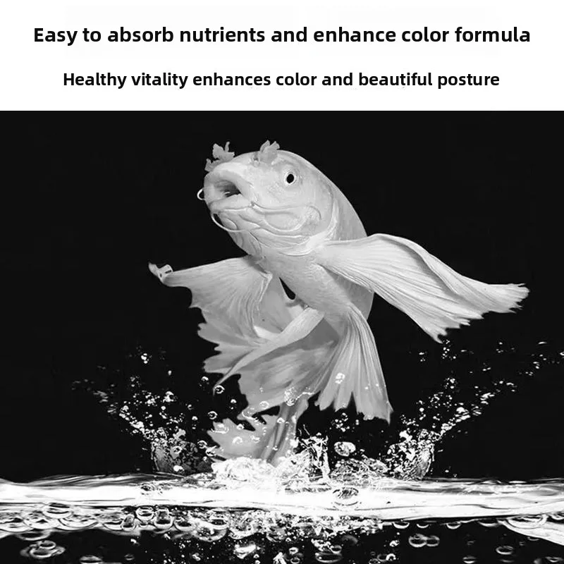 VEJIAN Butterfly Koi Food, Sinking&Floating Pellets for White&Metallic Koi,Enhances White Coloration and Improves Water Clarity