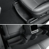 Under Seat Storage Box Organizer for Tesla Model Y Juniper 2025 2026 Hidden Storage Box Washable Underseat Drawer Accessories 4