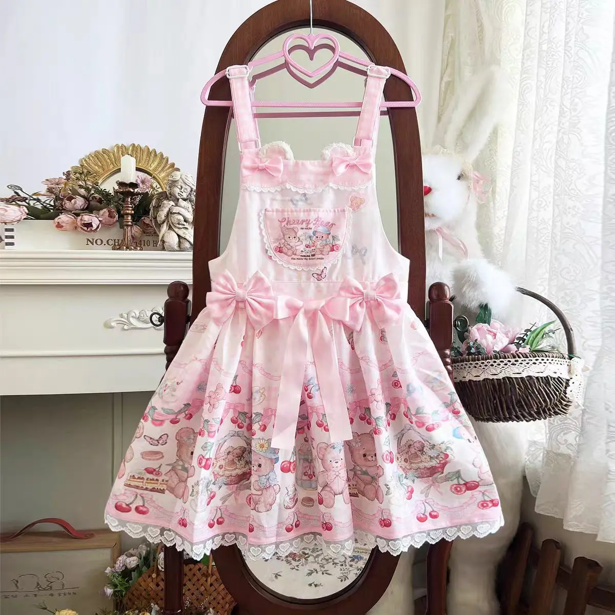 

Full spot original Lolita dress lolita skirt cute strap skirt sweet cool soft sister sweet vestidos summer dress women