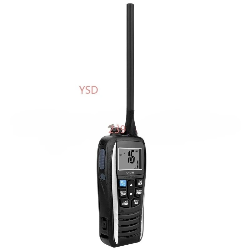 5KM Long Range IC-M25 Handheld Waterproof VHF Marine Transceiver Boat Communication Walkie Talkie