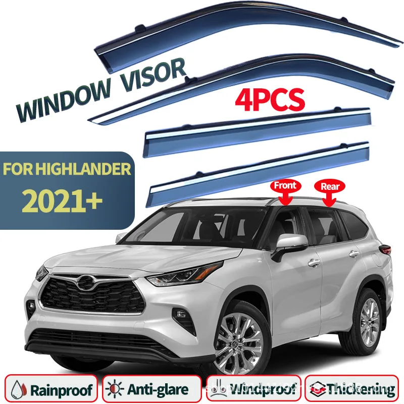 

Suitable for Toyota Highlander 2022 Window visors