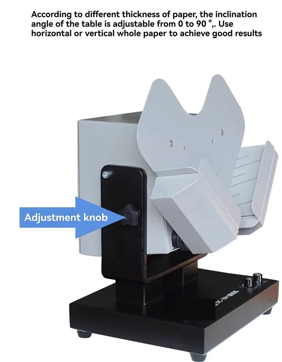 

2025 DC-10H Desktop Paper Machine Document Accounting Voucher Paper Type File Shaking Machine High Speed Vibrating Paper Machine