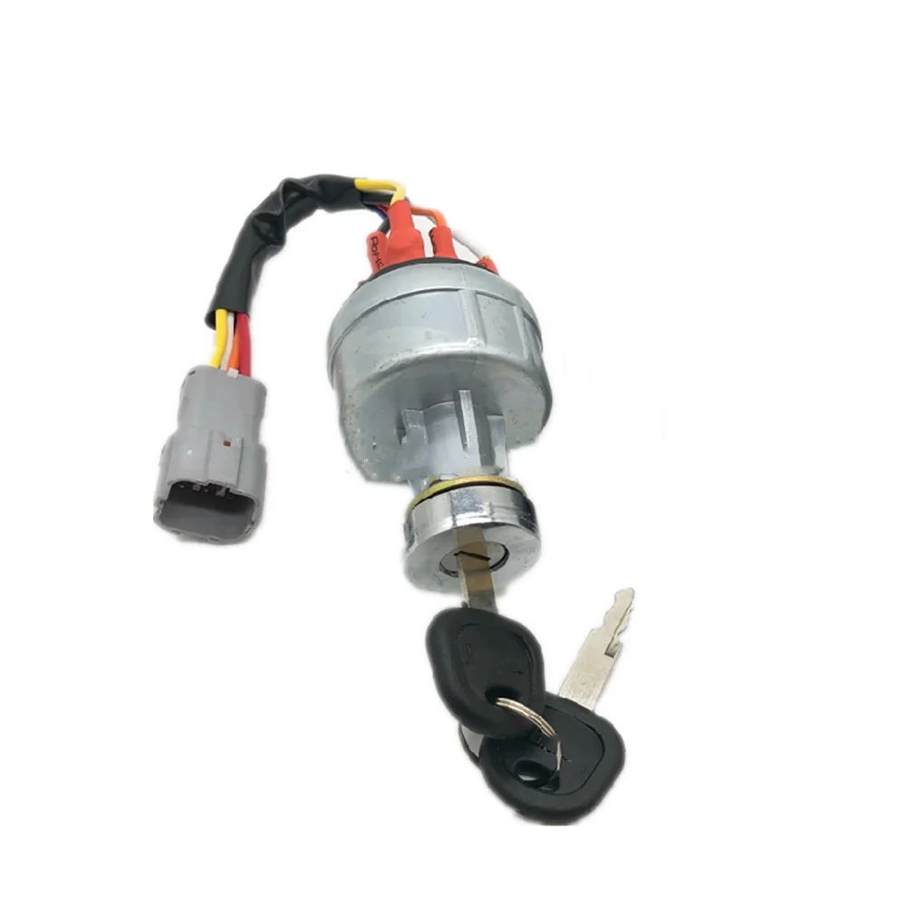 

Excavator Parts 21N4-10400 For Sany SY 55 60 80 150 200 215 225-5-7-9 ignition switch start switch electric door lock Free Shipp