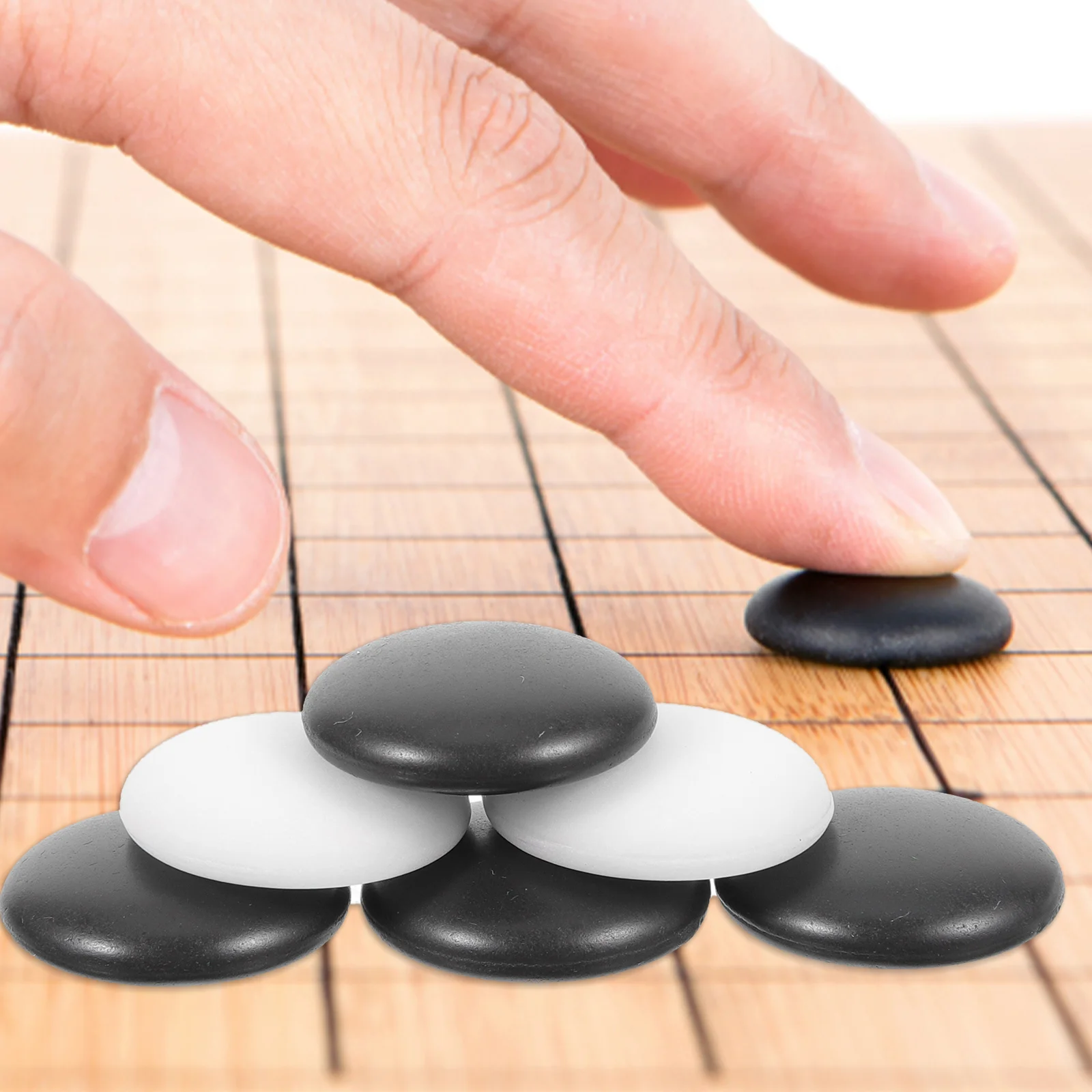 

360 шт. Go Pieces для домашнего использования, шахматные аксессуары, меламиновые маленькие аксессуары для рукоделия с камнями