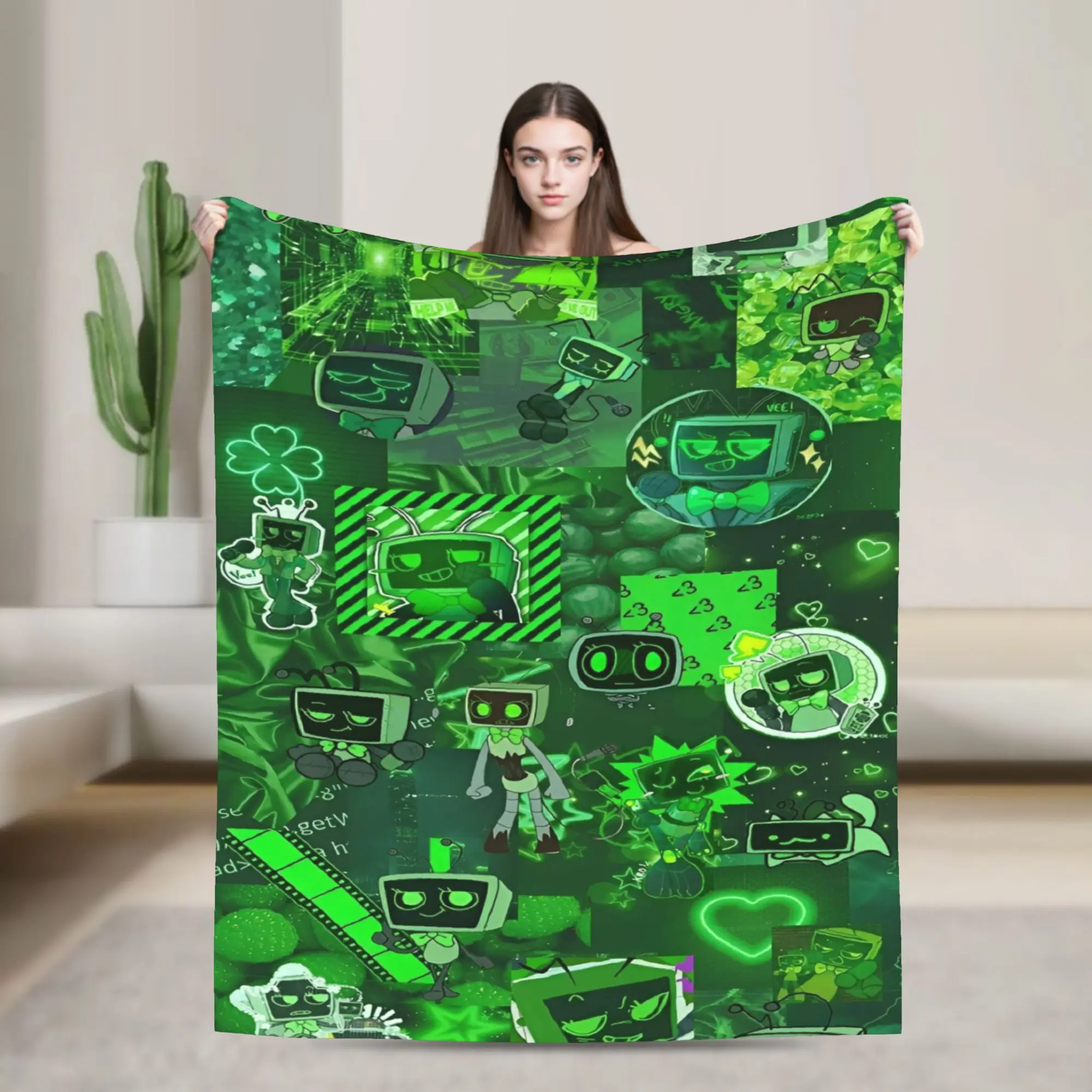 

Флисовое одеяло Dandys World Vee, одеяла с героями мультфильмов для постельного белья, офиса, легкий коврик для кровати