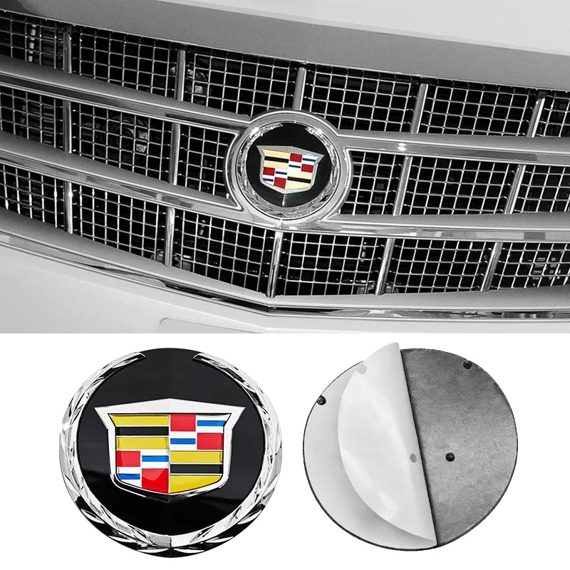 Emblema Frontal de 14,2cm Adesivo para Grade Emblema Frontal para Cadillac Escalade 2007-2014 Acessórios de Emblema