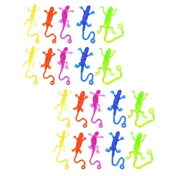 20 Pcs Lizard Soft Gummy Ball Sticky Interactive Toy Funny Spoof Toys Stretchy Gift Item