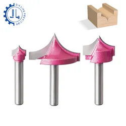 Tideway CNC Needle Nose Router Bits Point Cut Roundover Bit Wood Carving Router Bits For Acrylic