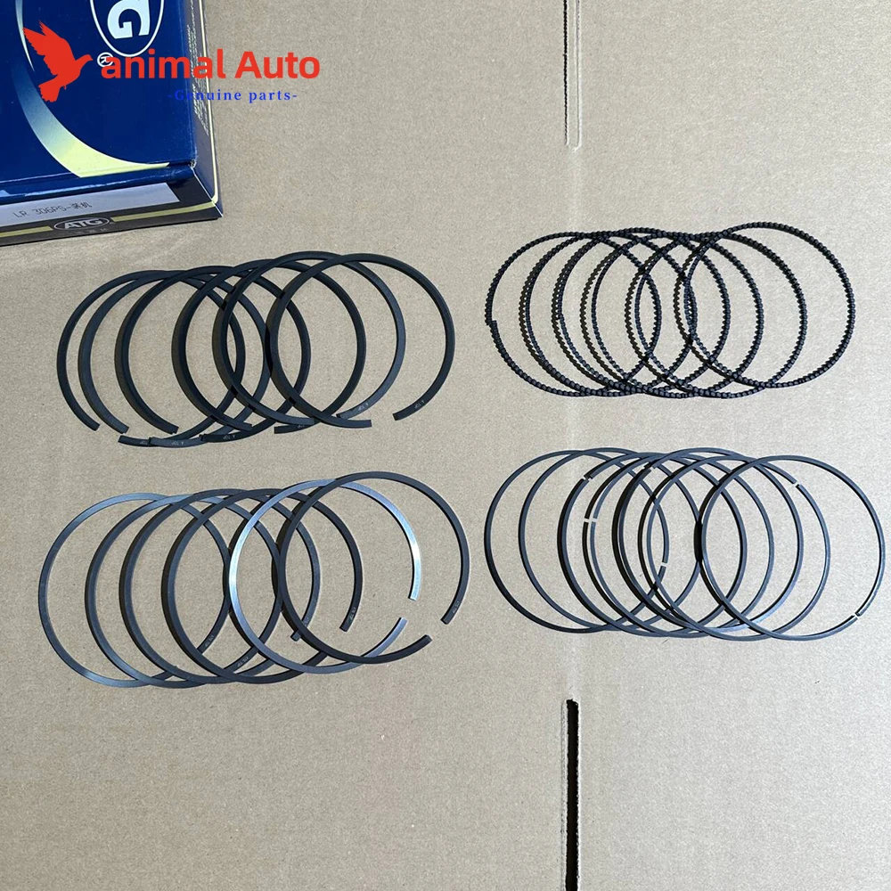 High Quality Piston Rings Set Of (6) AJ126 3.0L V6 Supercharged For Jaguar Land Rover