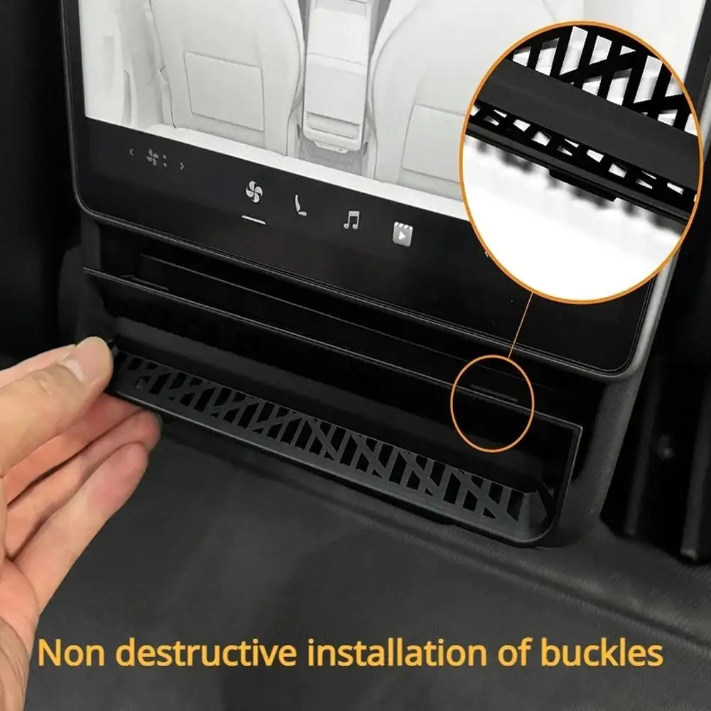 Rear Air Outlet Cover for Tesla New Rear Air Conditioning Vent Protective Cover Anti Blocking New Model3 Highland 2024