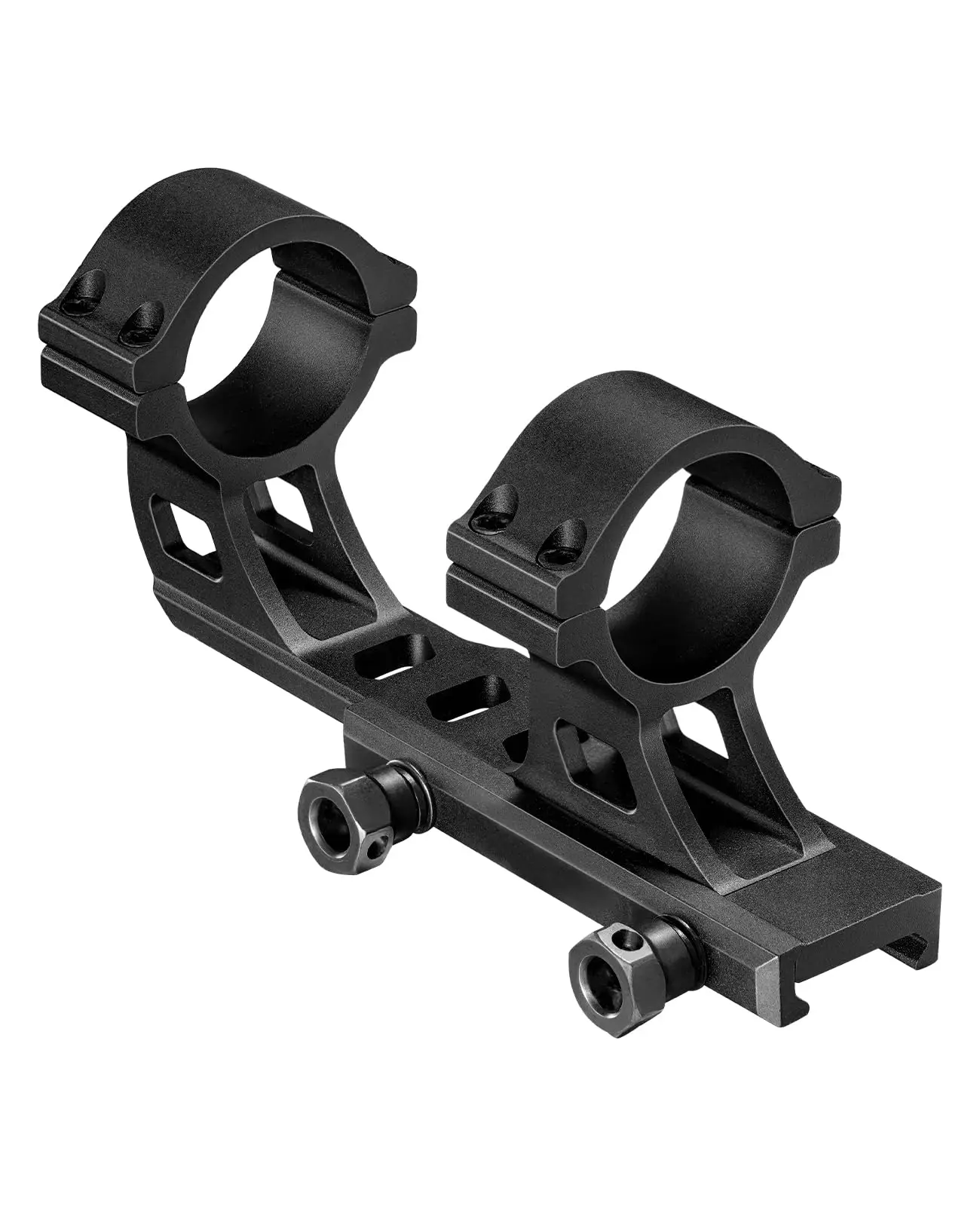 Rifle Cantilever Scope Aluminum Mount Lightweight Offset Dual Ring with 2.36'' Ring Space, 1.57'' Center Height