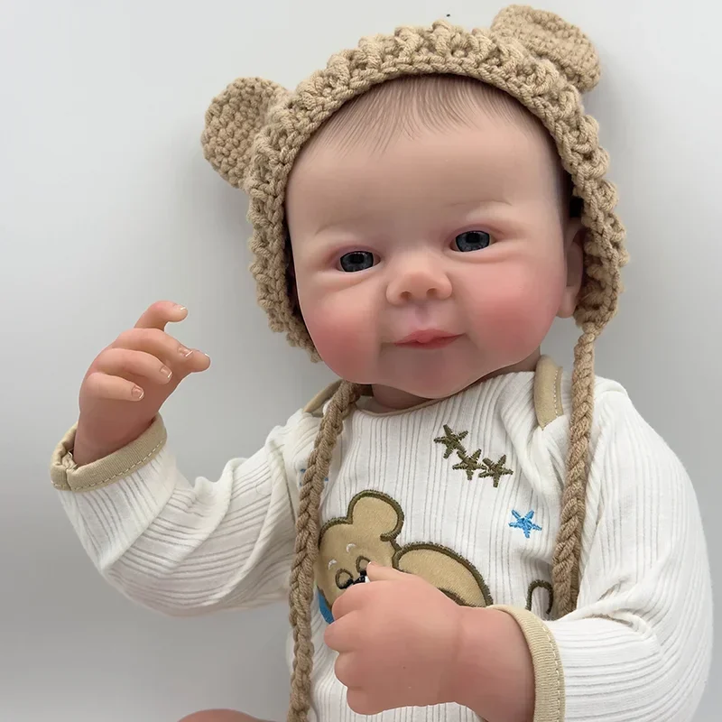 48cm Full Vinyl body Juliette Reborn Doll Lifelike 3D Skin Paint with Genesis Paint Visible Veins Art Doll