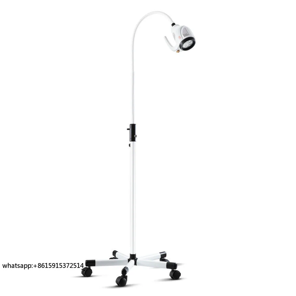 Lámpara quirúrgica portátil para examen ginecológico, cirugía General de microplástico Dental, luz LED para examen médico móvil de 21W