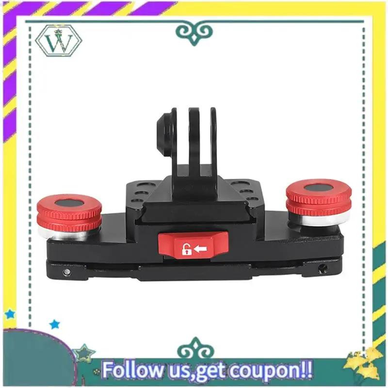 

NEW Backpack Clip Quick Release V-Lock Plate Waist Belt Clip Shoulder Strap Clamp Mount Anti-Shake Fast Switch Adapter