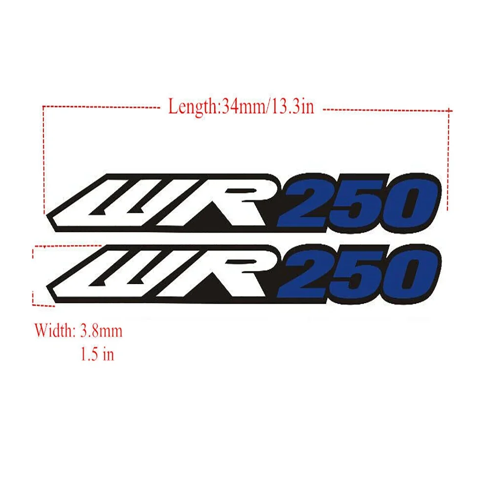 Swing Arm Chain Drive Shaft Air Box Reflection Stickers Decal For YAMAHA WR250 WR250F WR250R WR250X WR250Z WR 250 250F 250R 250X